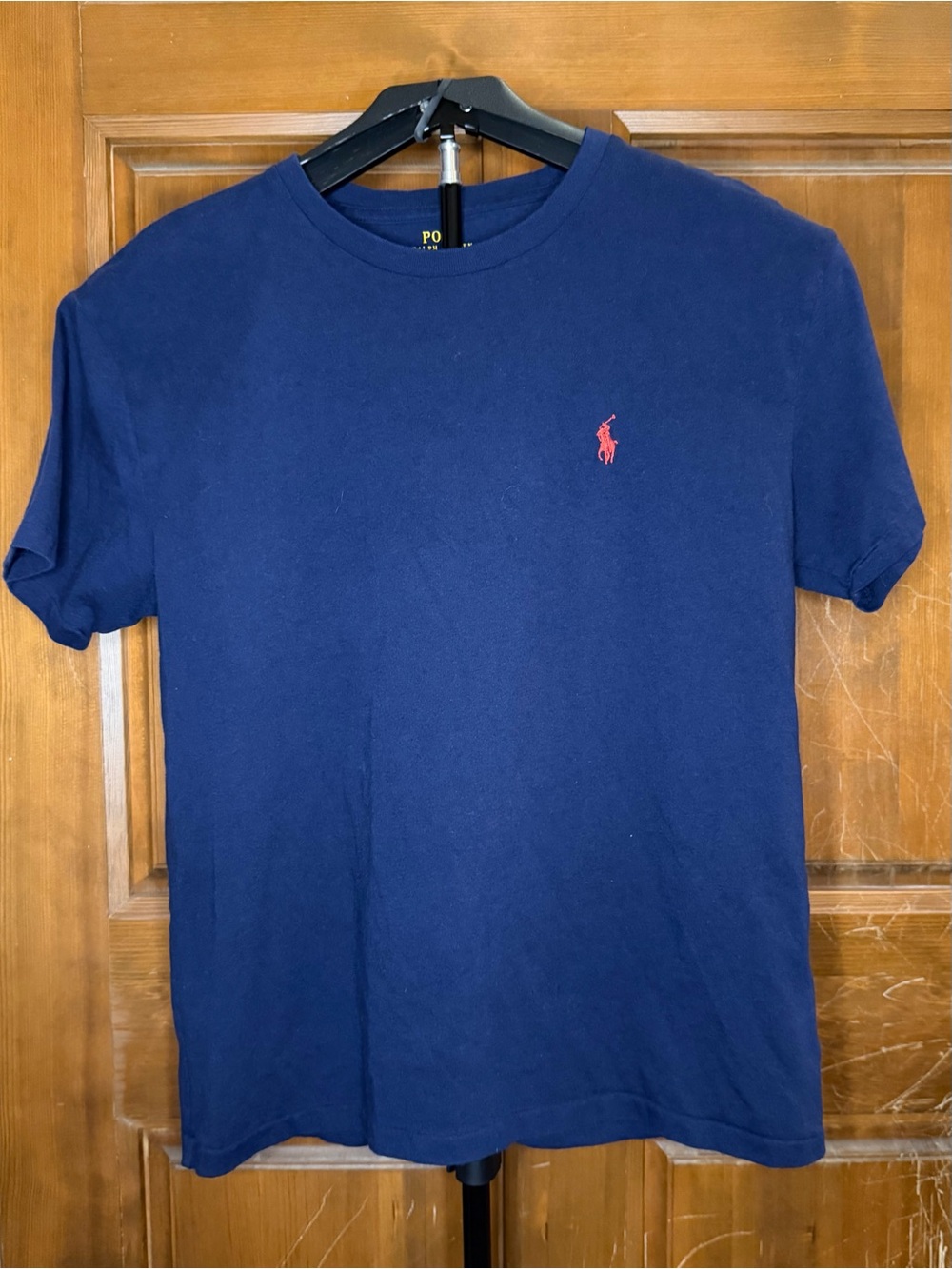 Polo Ralph Lauren Blue Short Sleeve Crewneck T-Shirt Red Pony Size S/P